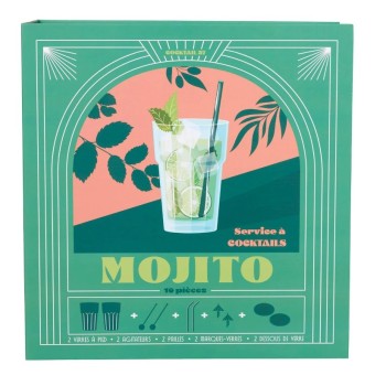Dāvanu komplekts Mojito Lovers – kokteiļu servēšanai KV7408