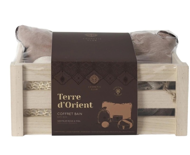 Dāvanu komplekts, Vannas “Terre d’Orient – Rožu&Medus SC0617
