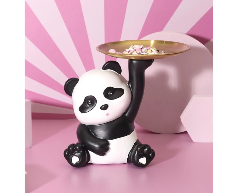 Dekors Panda figūra ar paplāti