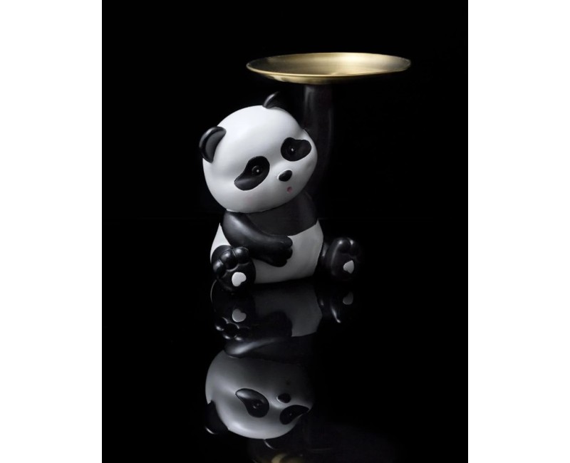 Dekors Panda figūra ar paplāti