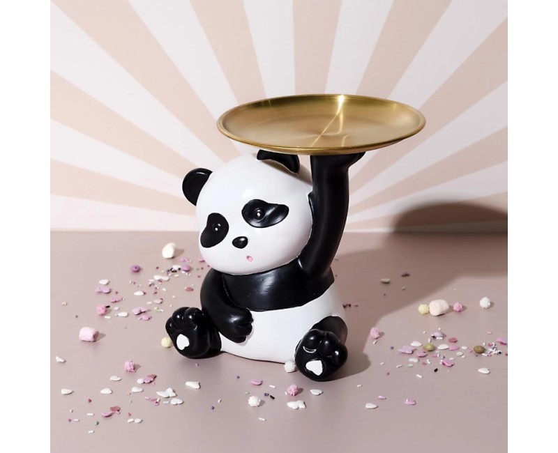 Dekors Panda figūra ar paplāti