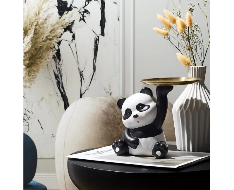Dekors Panda figūra ar paplāti