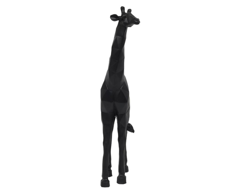 Dekors žirafes figūra ģeometriskā stilā, melna, 40 cm HD1346