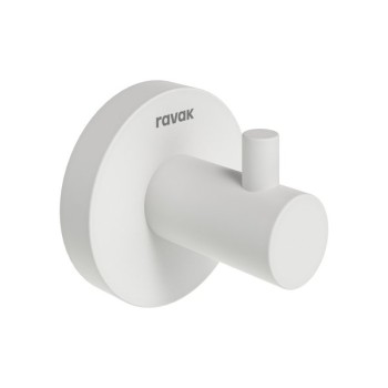 Drēbju pakaramais āķis Ravak KN 110.10WHM, matēti balts X07P1312