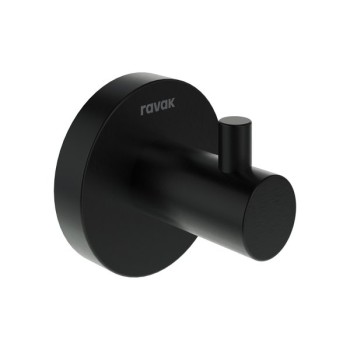 Drēbju pakaramais āķis Ravak KN 110.20BLM, matēti melns X07P1299
