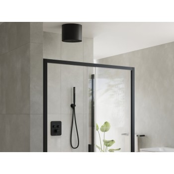 Dušas galva Ravak 989.20BLM Griestu, cilindriska, 245 mm, melna matēta X07P1461
