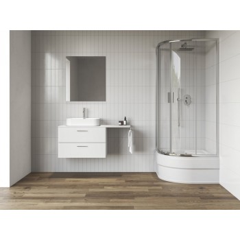 Dušas kabīne Ravak Blix II SABINA NBLCP4-90 spīdīga alumīnija un stikla Transparent (1 puse) 90cm 3BM70C40Z1