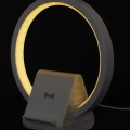 Galda Lampa LED ar bezvadu lādētāju un Bluetooth skaļruni HT0113