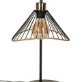 Galda lampa Industriāla ar metāla abažūru – melna, 47 cm LA0018
