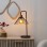 Galda lampa Industriāla ar metāla abažūru – melna, 47 cm LA0018