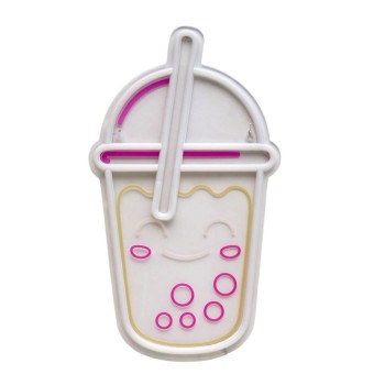 LED Lampa / Dekors  “Bubble Tea” – neona efekts LA0123