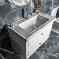 Mēbeļu izlietne Sapho CLASSIC keramikas 90x50cm, balta ExtraGlaze 8788111