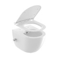 Piekaramais pods ar Bidē funkciju Ravak Uni Chrome Rim (bez vāka)  Balts X01912