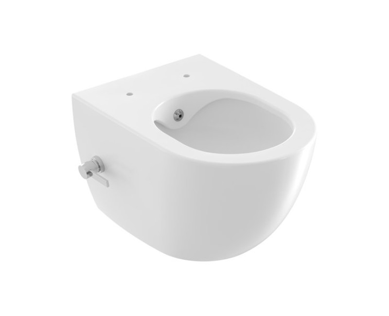 Piekaramais pods ar Bidē funkciju Ravak Uni Chrome Rim (bez vāka)  Balts X01912