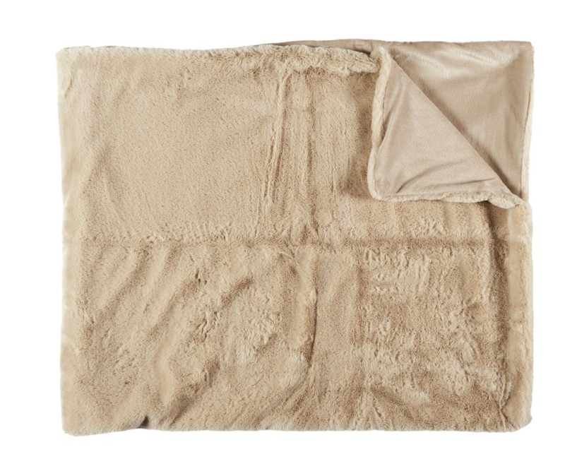 Pleds Mīkstais dekoratīvais – 120 × 150 cm Bēšs TX0256