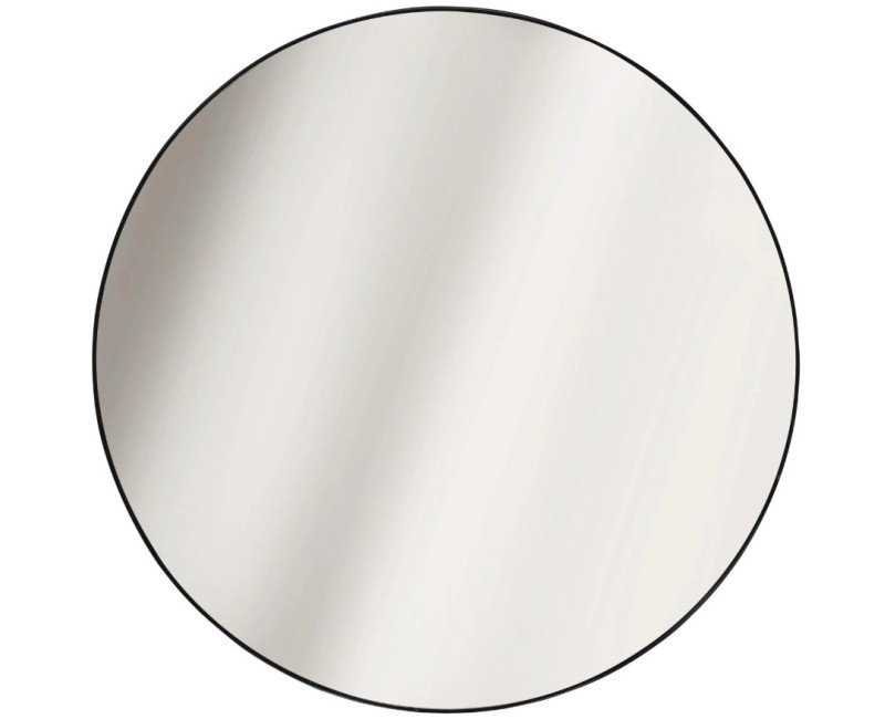 Spogulis Apaļš sienas 55 cm – Metāla melns rāmis HD4364 Melns