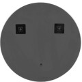Spogulis Apaļš sienas 55 cm – Metāla melns rāmis HD4364 Melns
