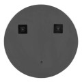 Spogulis Apaļš sienas 55 cm – sudraba rāmis HD4364 Sudraba