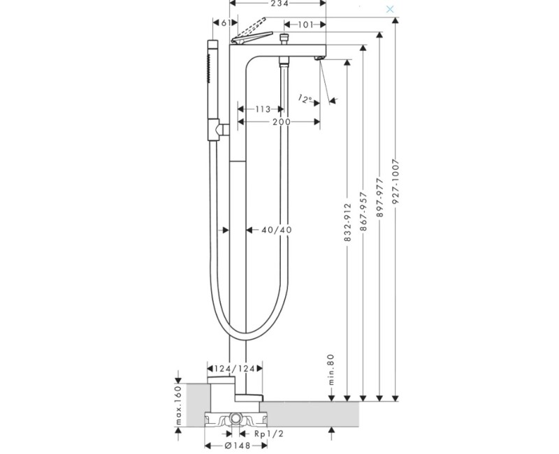 Grohe Bau Ceramic Izlietne 55x39cm, 39440000