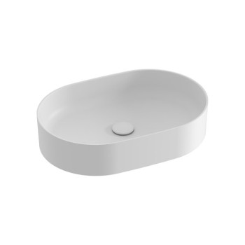 Vannas istabas izlietne Ravak Ceramic 550 O Slim keramikas baltā matētā virsma XJX0E155000