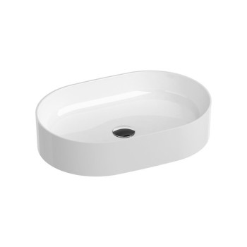 Vannas istabas izlietne Ravak Ceramic 550 O Slim keramikas baltā matētā virsma XJX0E155000