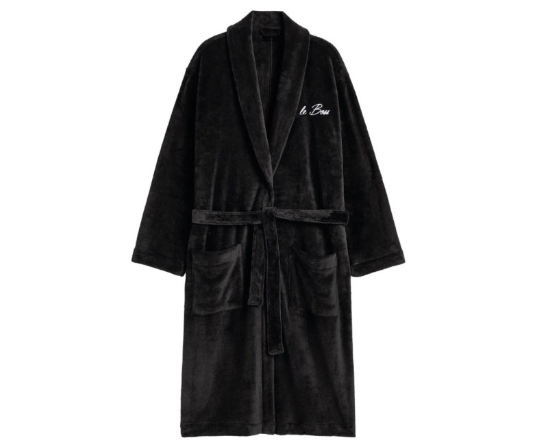 Vīriešu halāts Le Boss – īpaši mīksts, elegants (One Size)