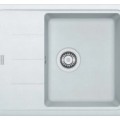 Virtuves izlietne Franke Basis Fragranīta BFG 611-62, 62x50 cm, balta-ledus 114.0285.103
