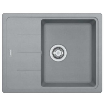 Virtuves izlietne Franke Basis Fragranīta BFG 611-62, 62x50 cm, pelēks akmens 114.0285.118