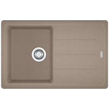 Virtuves izlietne Franke Basis Fragranīta BFG 611-78, 78x50 cm, kašmirs 114.0494.757