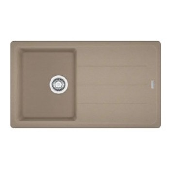 Virtuves izlietne Franke Basis Fragranīta BFG 611-86, 86x50 cm, kašmirs 114.0494.911