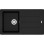 Virtuves izlietne Franke Basis Fragranīta BFG 611-86, 86x50 cm, matēti melna 114.0661.512