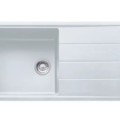 Virtuves izlietne Franke Basis Fragranīta BFG 611, 97x50 cm, balta-ledus 114.0285.303