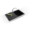 Virtuves izlietne Franke Basis Fragranīta BFG 611, 97x50 cm, matēti melna 114.0661.511