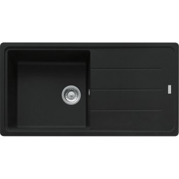 Virtuves izlietne Franke Basis Fragranīta BFG 611, 97x50 cm, matēti melna 114.0661.511