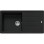 Virtuves izlietne Franke Basis Fragranīta BFG 611, 97x50 cm, matēti melna 114.0661.511