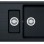 Virtuves izlietne Franke Basis Fragranīta BFG 651-78, 78x50 cm, onikss 114.0285.215