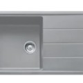 Virtuves izlietne Franke Basis Fragranīts BFG 611, 97x50 cm, pelēks akmens 114.0285.314