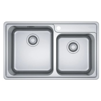 Virtuves izlietne Franke Bell BCX 220-38-32, 79x48 cm, nerūsējošais tērauds 127.0738.579