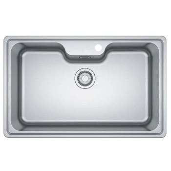 Virtuves izlietne Franke Bell BCX 610-75, 81x51 cm, nerūsējošais tērauds 101.0693.352