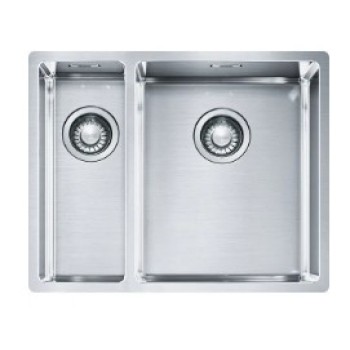Virtuves izlietne Franke Box BXX 260/160-34-16/7, 56x45 cm, nerūsējošais tērauds 127.0369.916