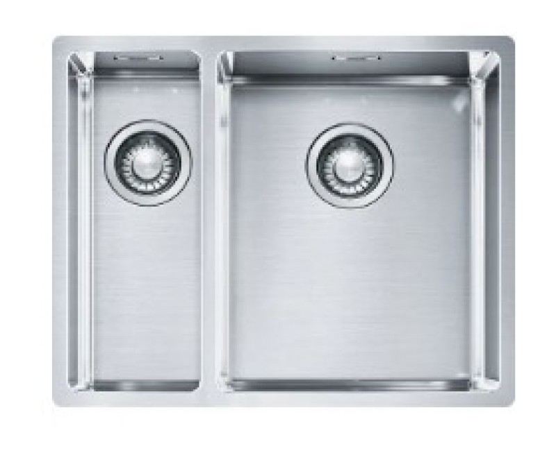 Virtuves izlietne Franke Box BXX 260/160-34-16/7, 56x45 cm, nerūsējošais tērauds 127.0369.916