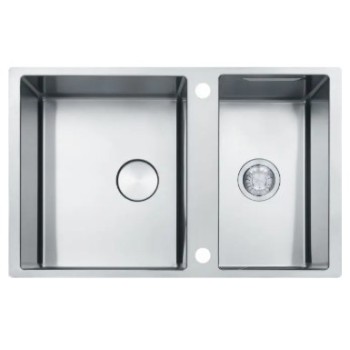 Virtuves izlietne Franke Box Center BWX 120-41-27, 82x52 cm, nerūsējošais tērauds 122.0579.553