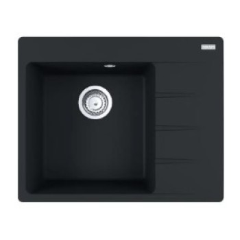 Virtuves izlietne Franke Centro Fragranīta CNG 611-62 TL/2, 62x50 cm, matēti melna 114.0637.495