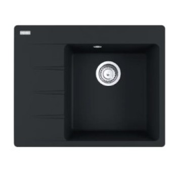 Virtuves izlietne Franke Centro Fragranīta CNG 611-62 TL/7, 62x50 cm, matēti melna 114.0637.434