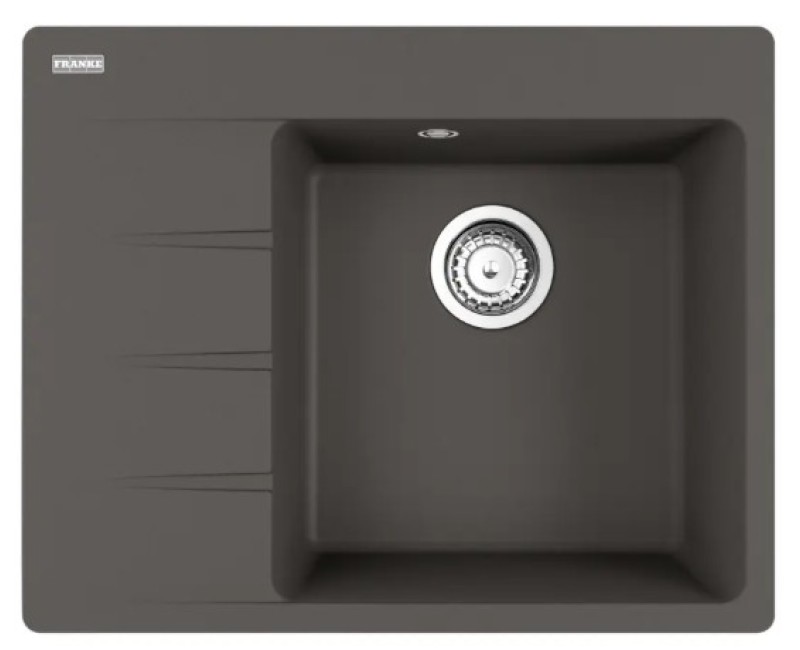 Virtuves izlietne Franke Centro Fragranīta CNG 611-62 TL/7, 62x50 cm, pelēks šīferis 114.0713.948