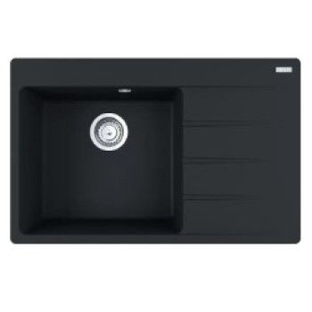Virtuves izlietne Franke Centro Fragranīta CNG 611-78 TL/2, 78x50 cm, matēti melna 114.0637.513