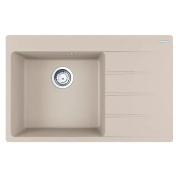 Virtuves izlietne Franke Centro Fragranīta CNG 611-78 TL/2, 78x50 cm, sahara 114.0637.511