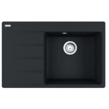 Virtuves izlietne Franke Centro Fragranīta CNG 611-78 TL/7, 78x50 cm, matēti melna 114.0637.506