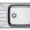 Virtuves izlietne Franke Flash FLL 611-78 LB, 78x50 cm, nerūsējošais tērauds 101.0712.175