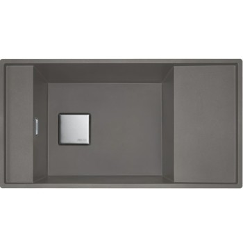 Virtuves izlietne Franke Fresno Fragranīta FSG 211/111, 86x46 cm, pelēks akmens 135.0652.560